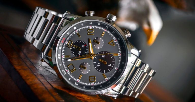 are fossil watches good ,Silver and Black Round Chronograph Watch