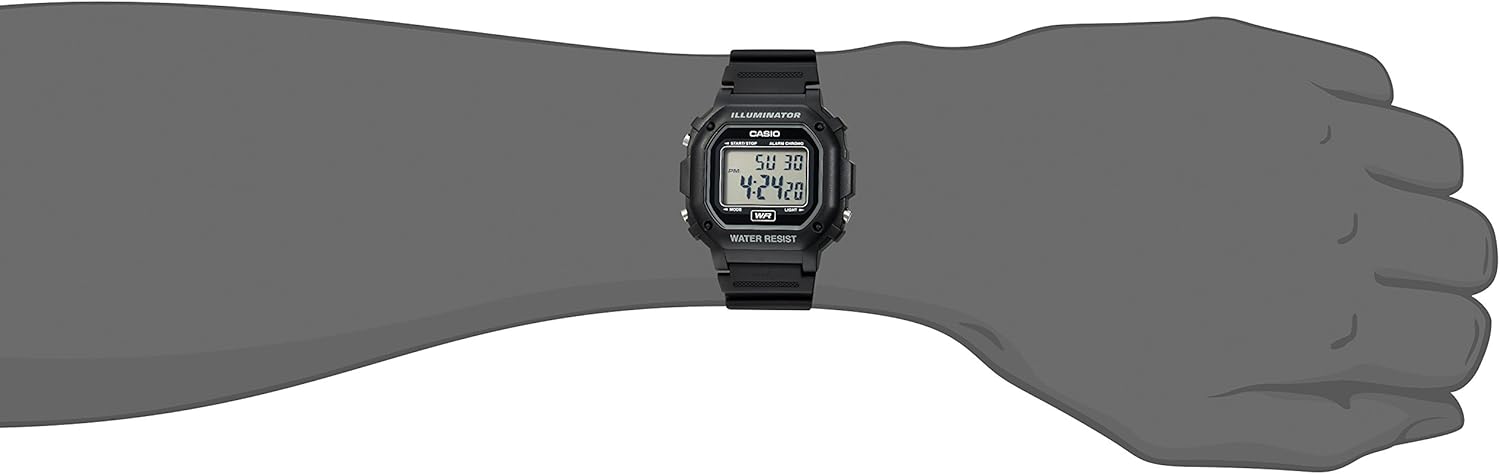 Casio F108WH Digital Men's Watch – LED Light, Water Resistant, Stopwatch & 7-Year Battery Review 2 Product Image