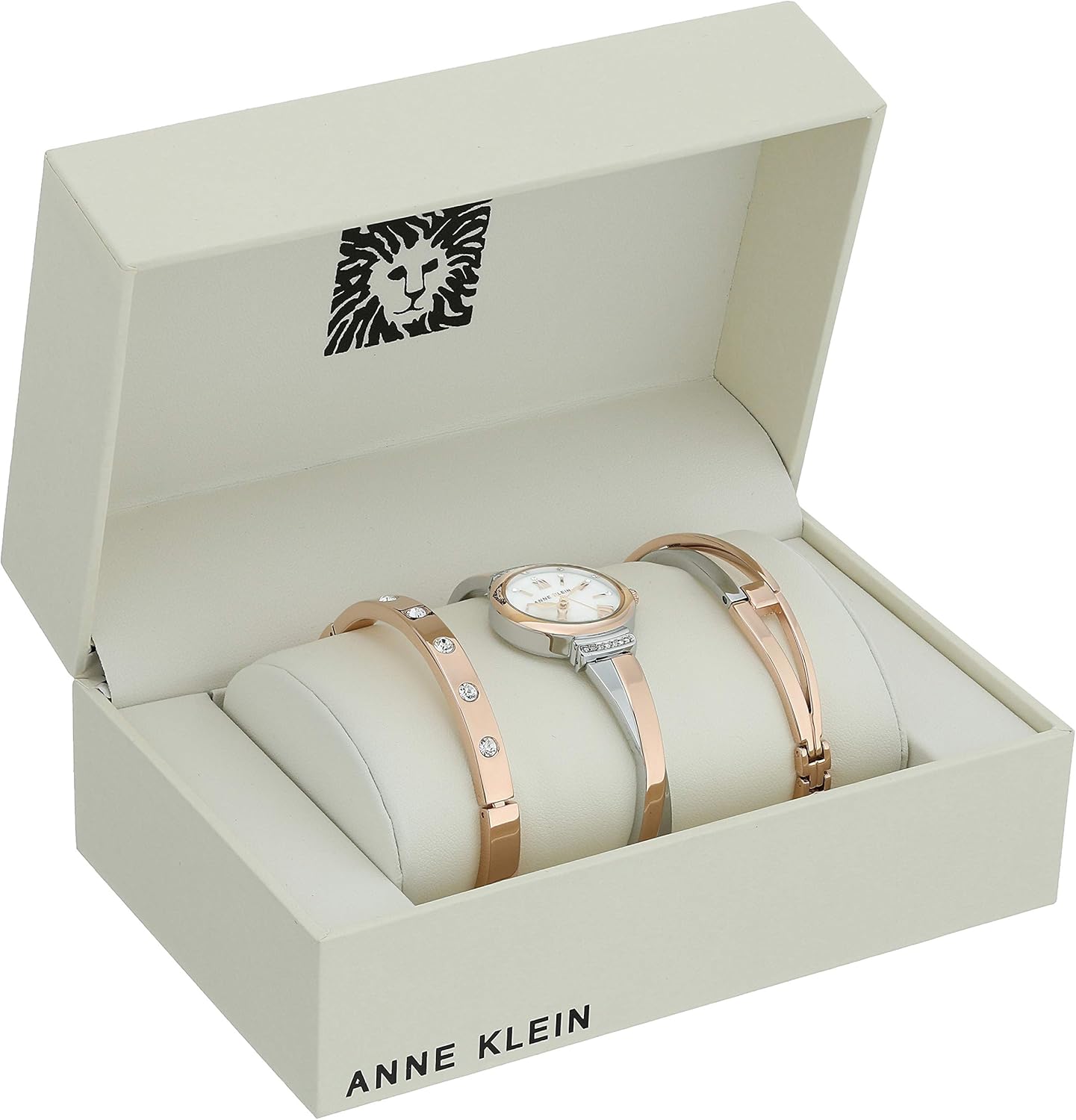 Anne Klein AK/2245 Women's Crystal Bangle Watch Set Review 2 Product Image