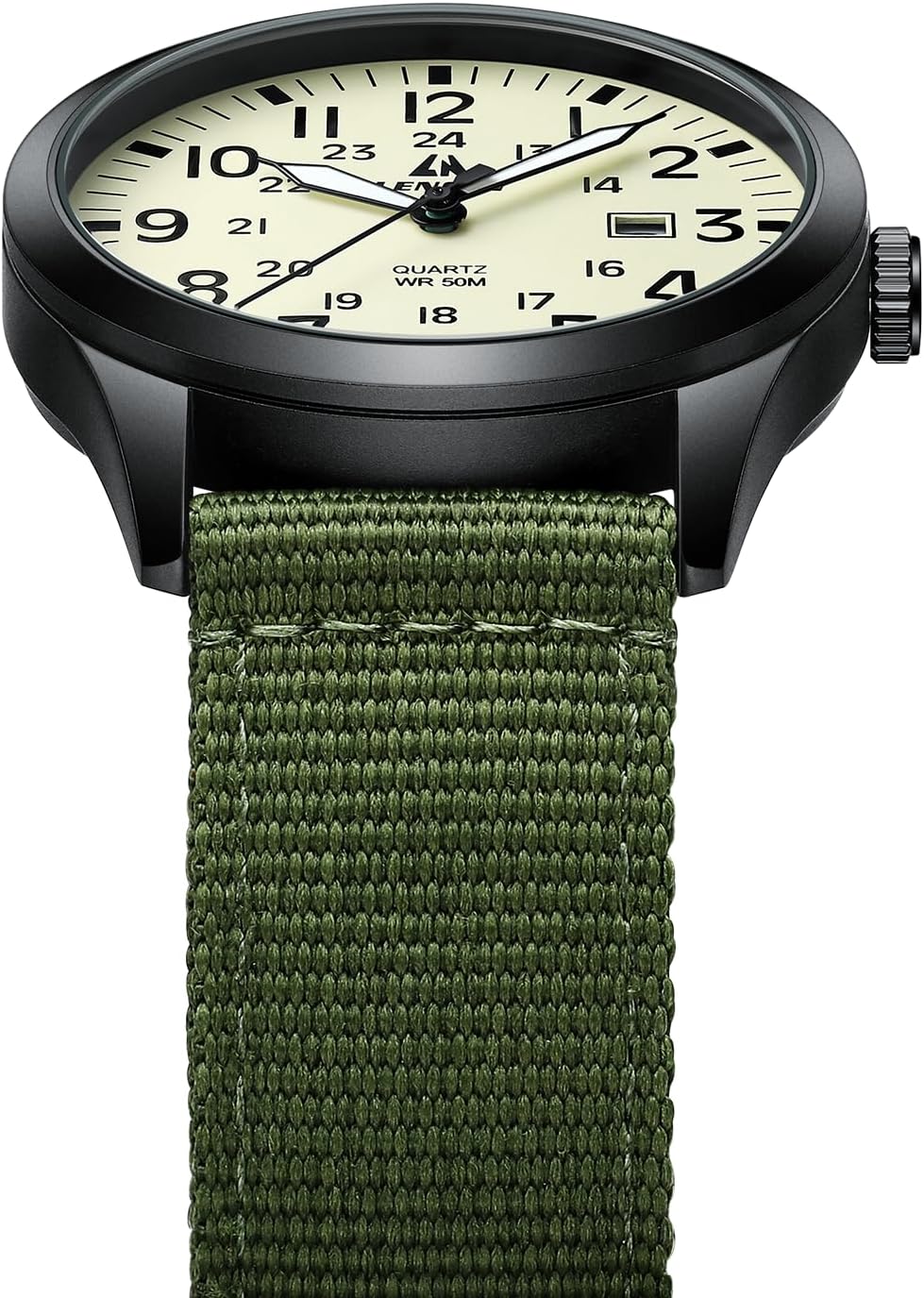 LN LENQIN Men's Military Sport Watch Review – Waterproof Tactical Nylon Strap Quartz Wristwatch with Luminous Fashion Design 4 Product Image