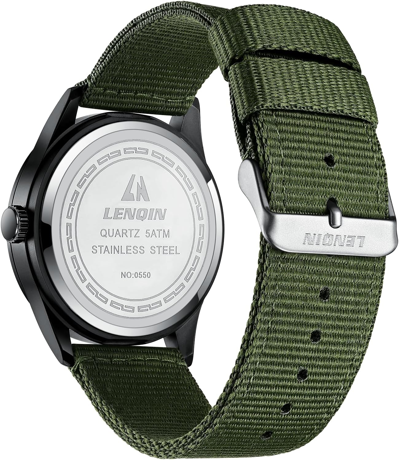 LN LENQIN Men's Military Sport Watch Review – Waterproof Tactical Nylon Strap Quartz Wristwatch with Luminous Fashion Design 2 Product Image