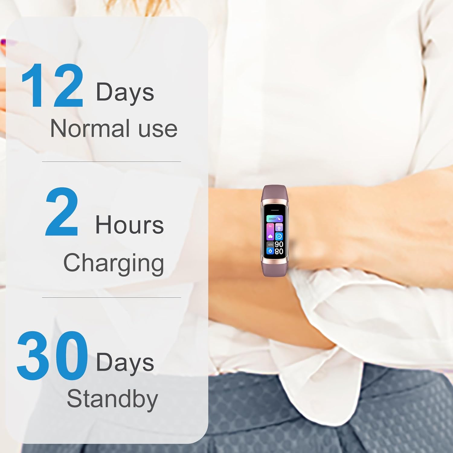 Fitness Tracker with 24/7 Heart Rate, Blood Oxygen Blood Pressure Sleep Monitor, Activity Trackers 5 ATM Waterproof,Step Calorie Counter Pedometer Health Smart Watch for Women Men Bordeaux Review 14 Fitness Tracker