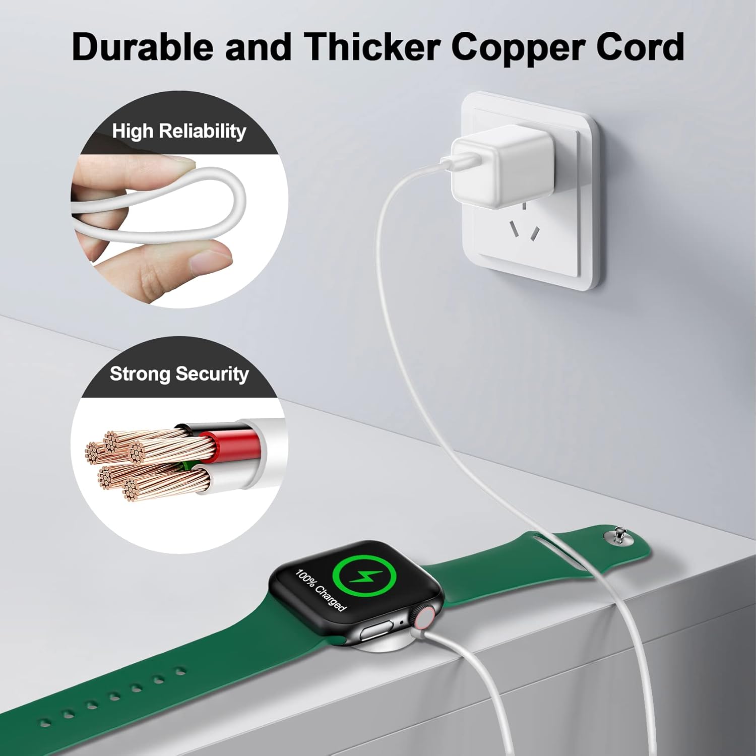 2025 Upgraded for Apple Watch Charger Magnetic Fast Charging Cable Review 8 Portability and User Convenience