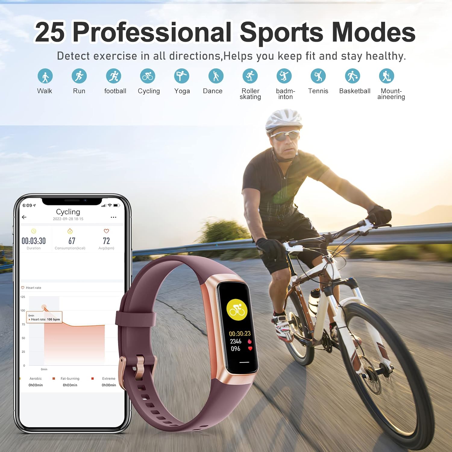 Fitness Tracker with 24/7 Heart Rate, Blood Oxygen Blood Pressure Sleep Monitor, Activity Trackers 5 ATM Waterproof,Step Calorie Counter Pedometer Health Smart Watch for Women Men Bordeaux Review 10 Smart Watch Convenience Features