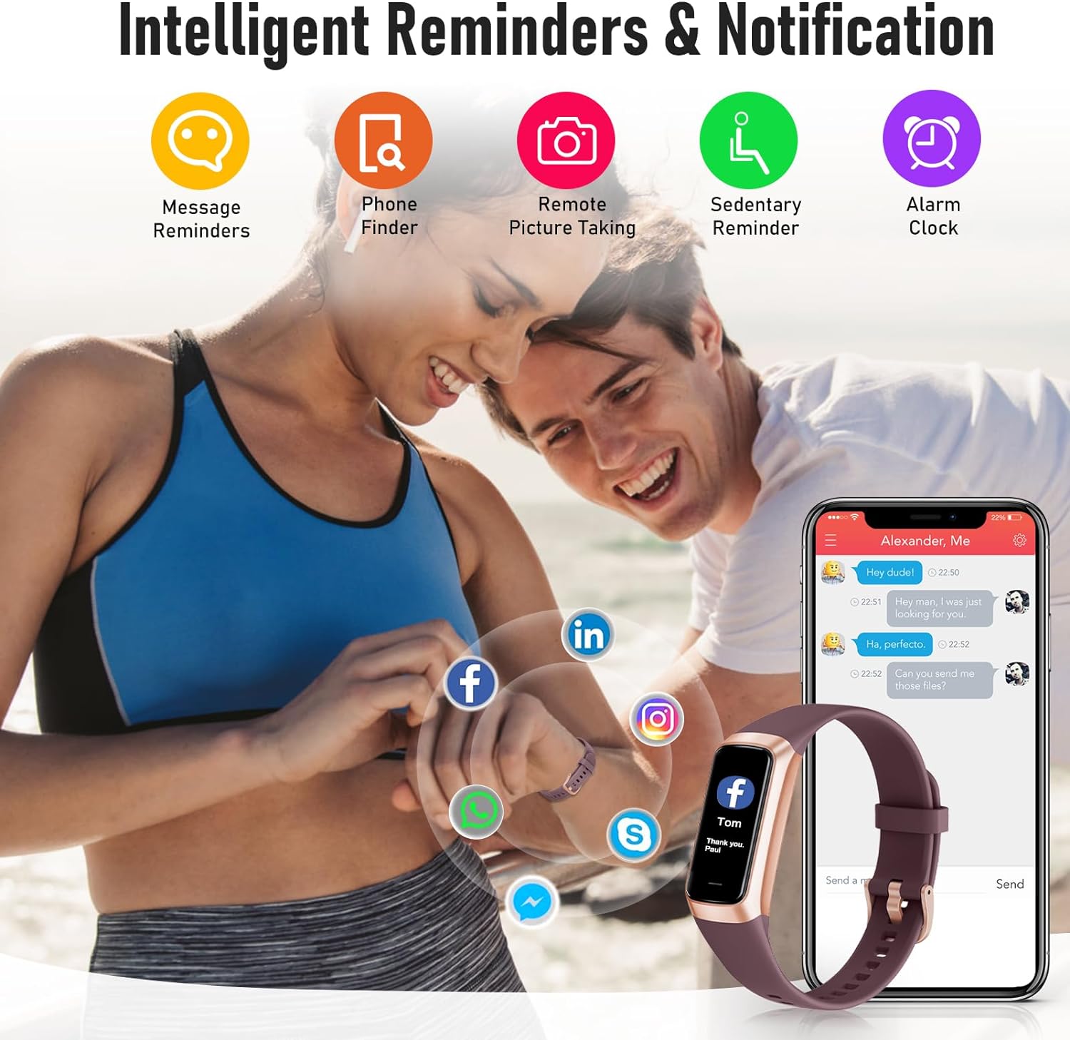 Fitness Tracker with 24/7 Heart Rate, Blood Oxygen Blood Pressure Sleep Monitor, Activity Trackers 5 ATM Waterproof,Step Calorie Counter Pedometer Health Smart Watch for Women Men Bordeaux Review 8 Activity Tracking and Sports Modes