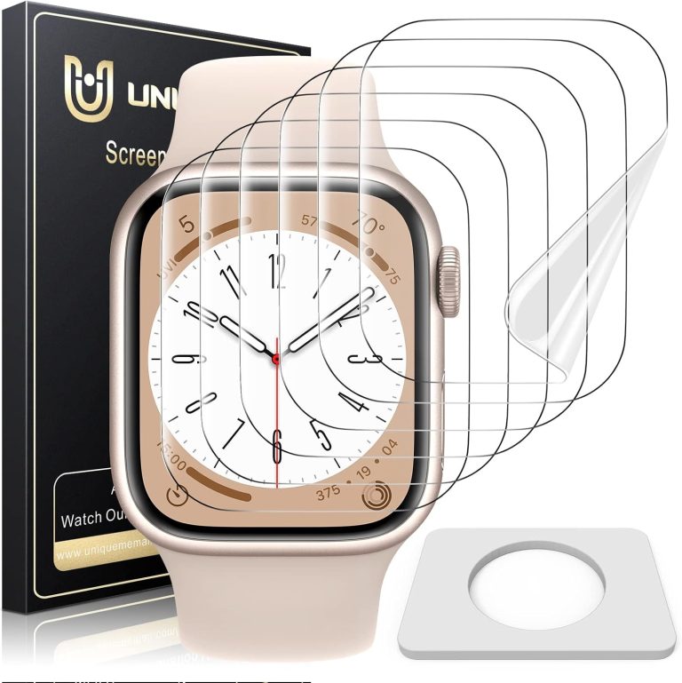 UniqueMe 6 Pack for Apple Watch Screen Protector 40mm Review