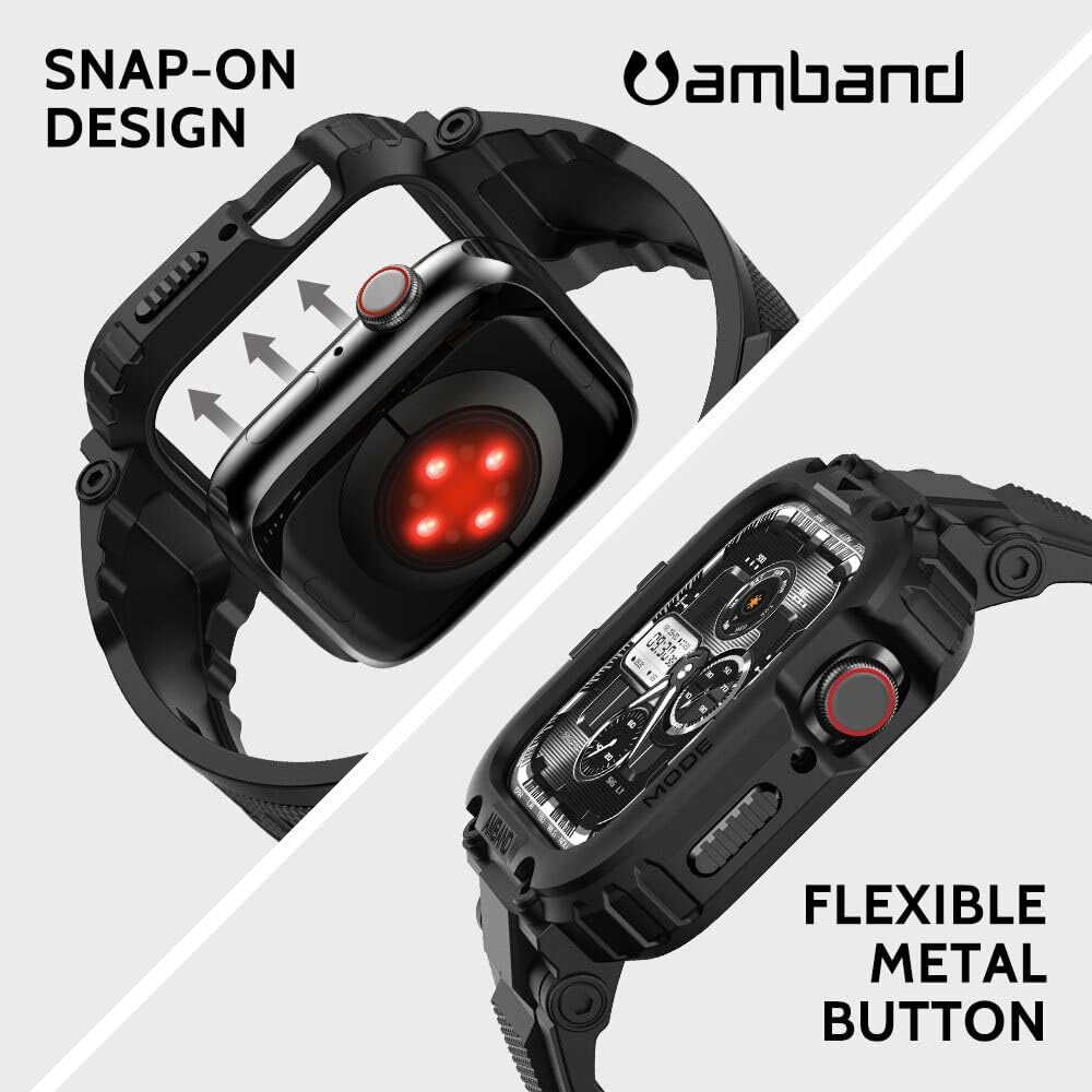 amBand M1 Sport Case Band for Apple Watch Ultra 3/2/1 & SE 3/2/1 & Series 11 10 9 8 7 6 5 4 3 49mm 46mm 45mm 44mm 42mm 41mm 40mm 38mm, Shockproof & Scratch Resistant Rugged Bumper for Men Review 10 Customer Experience and Brand Assurance