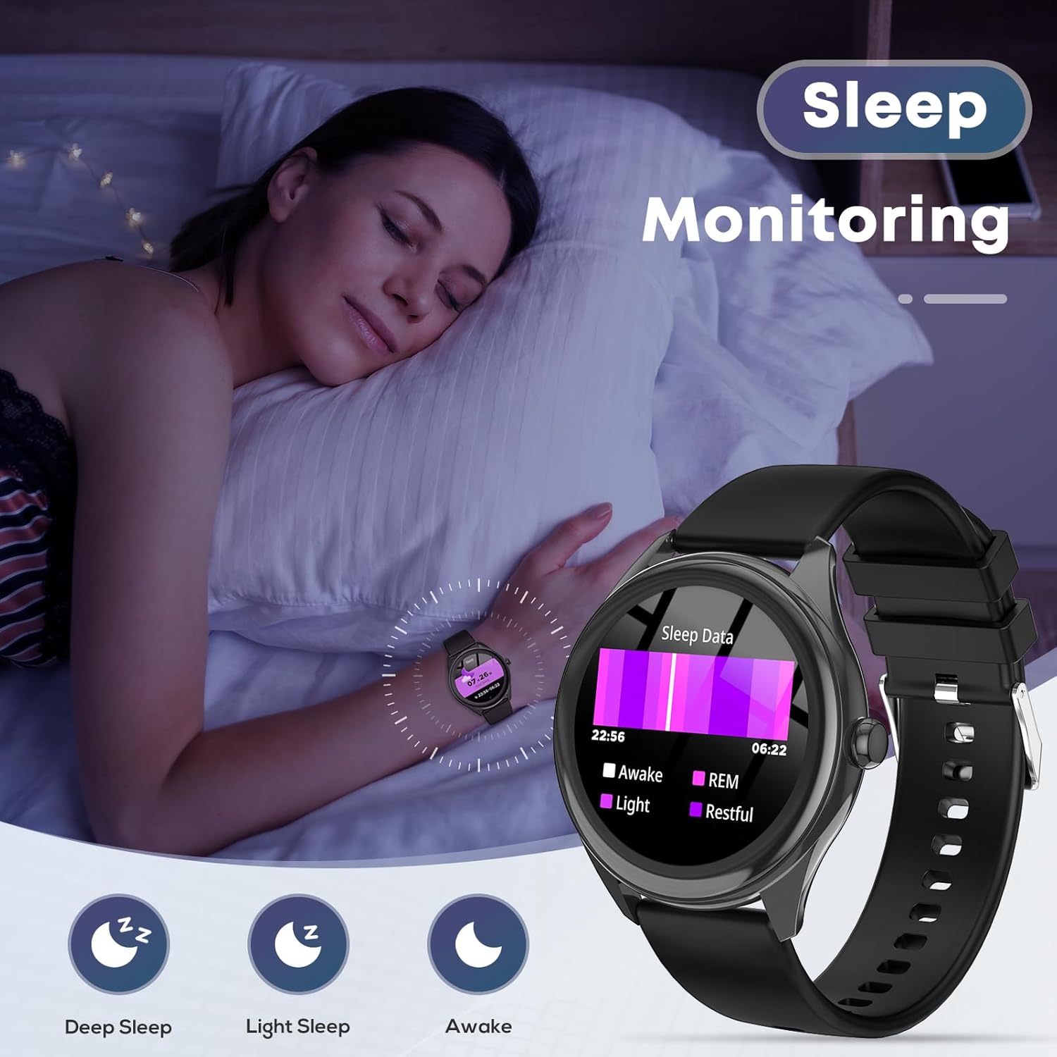 Smart Watches for Women Men, 1.39" HD IPS Touchscreen Smartwatch Review 14 Smartwatch