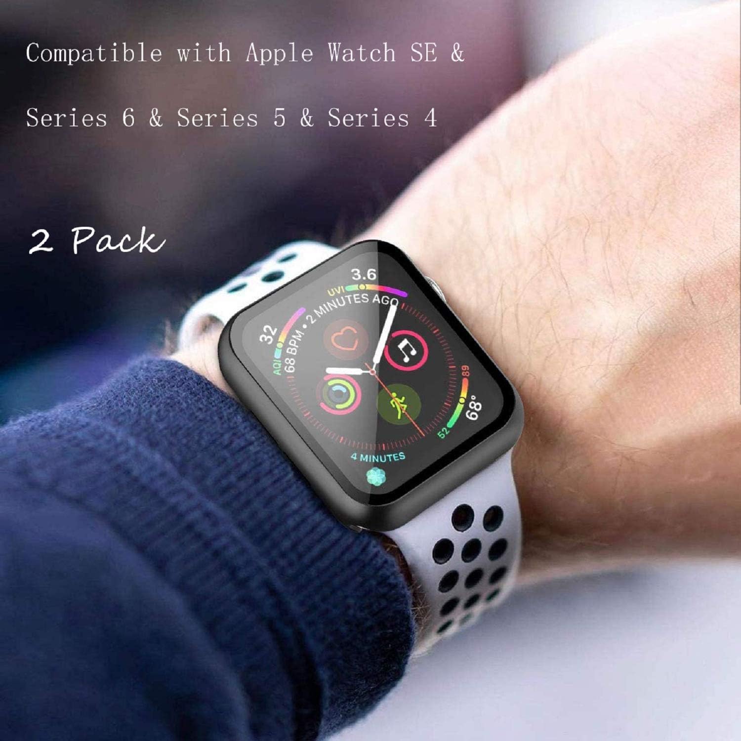 Misxi 2 Pack Hard PC Case with Tempered Glass Screen Protector Compatible with Apple Watch SE 3 (2025) SE 2 SE Series 6 Series 5 Series 4 44mm, Black Review 10 Customer Satisfaction and Market Position