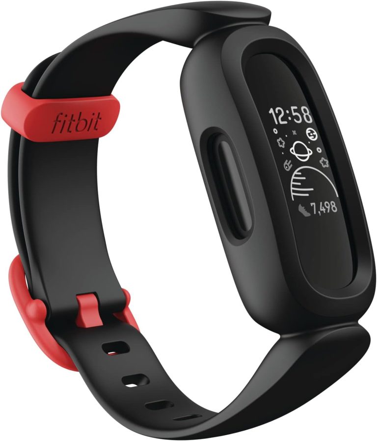 Fitbit Ace 3 Activity-Tracker for Kids 6+ One Size, Black/Racer Red Review