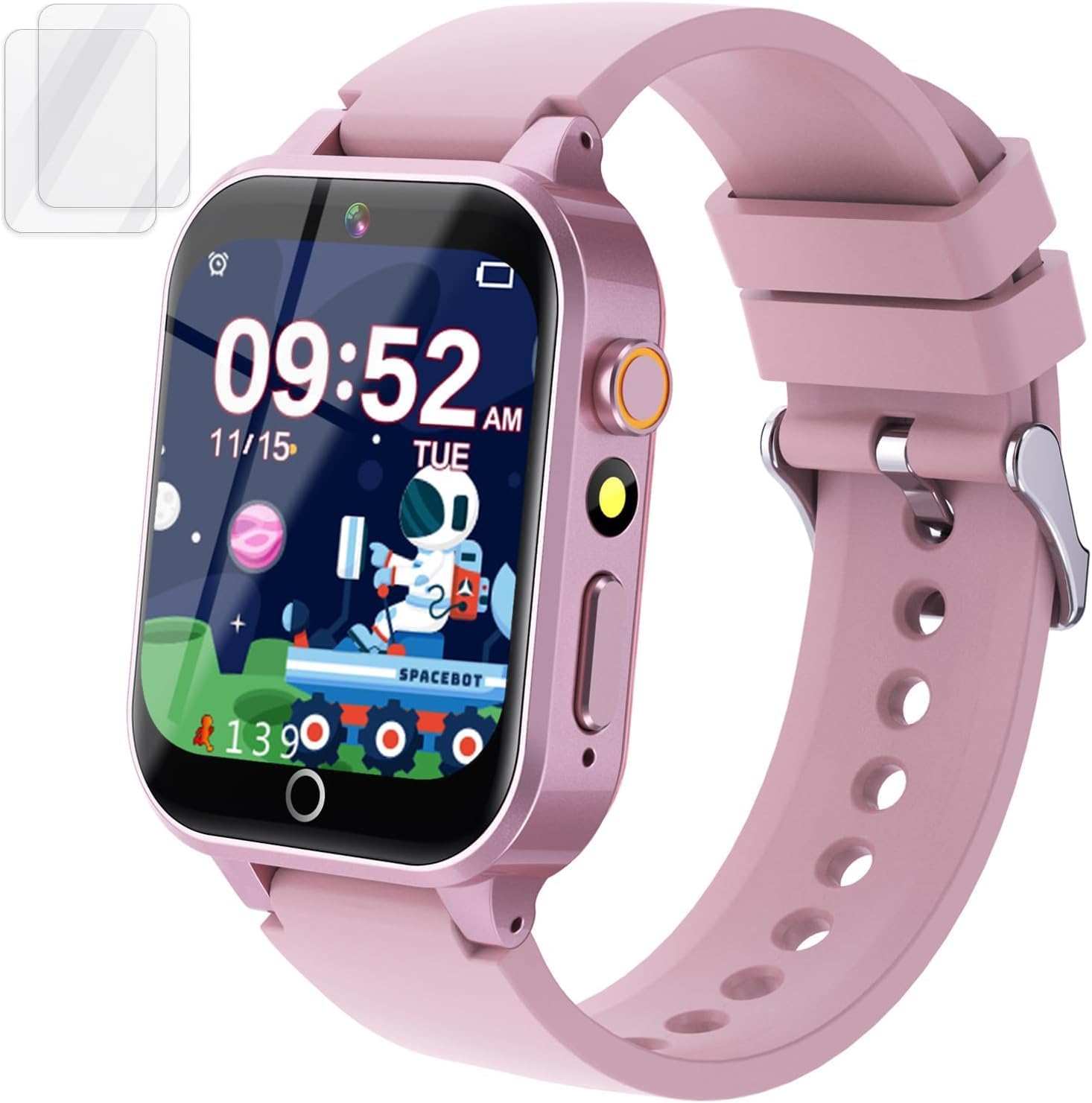 Kids Smart Watch Gift for Girls Age 5-12, 26 Games HD Touch Screen Watches with Video Camera Music Player Pedometer Flashlight 12/24 hr Educational Toys Birthday Gifts for Girls Ages 7 8 9 10 Review 2 Featured product image