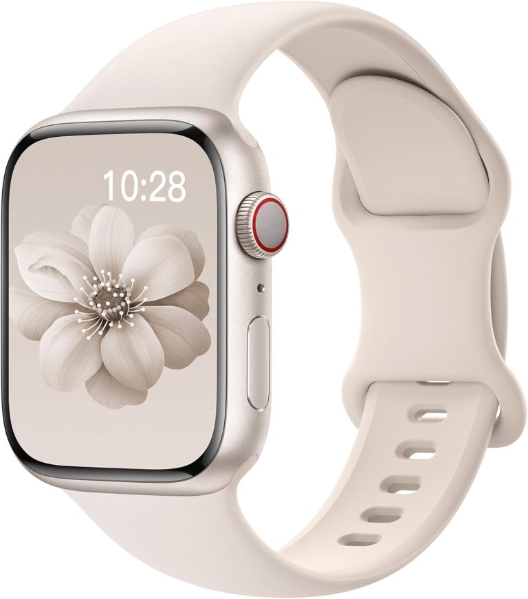 Sport Silicone Band Compatible with Apple Watch Bands 40mm 38mm 41mm 44mm 45mm 42mm 49mm Women Men Review