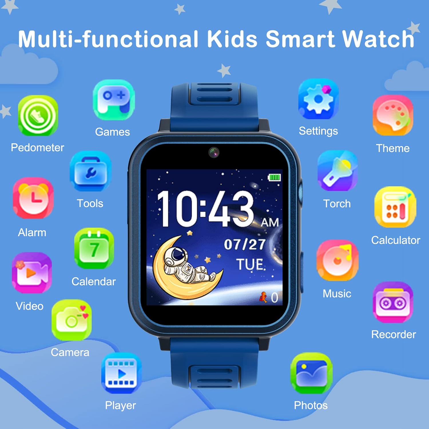 Phyulls Smart Watch for Kids with 39 Games Alarm Clock, Touchscreen, Calendaring Camera Music Player Time Display Video & Audio Recording, Toys for 3-12 Years Old Boys Review 6 Design, Usability, and Build Quality