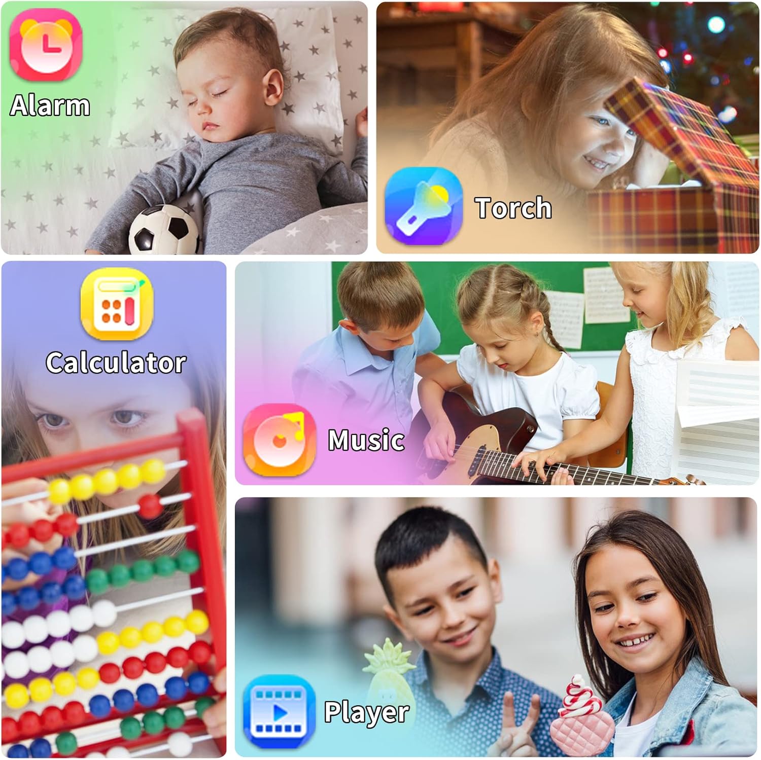 Phyulls Smart Watch for Kids with 39 Games Alarm Clock, Touchscreen, Calendaring Camera Music Player Time Display Video & Audio Recording, Toys for 3-12 Years Old Boys Review 12 Smartwatch