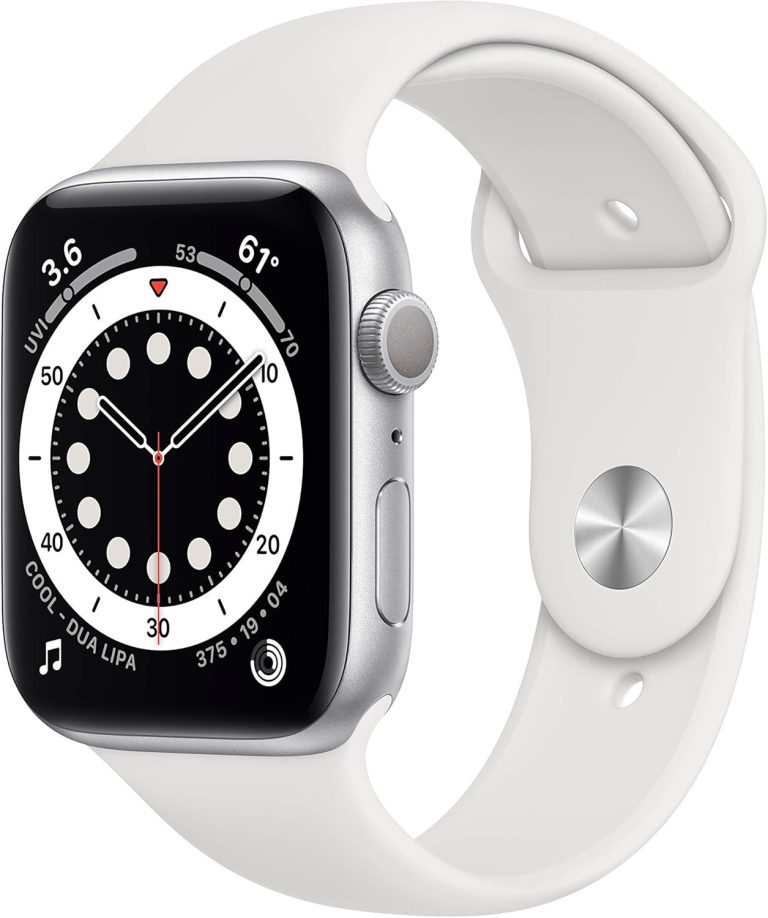 Apple Watch Series 6 (GPS, 44mm) – Silver Aluminum Case with White Sport Band (Renewed) Review