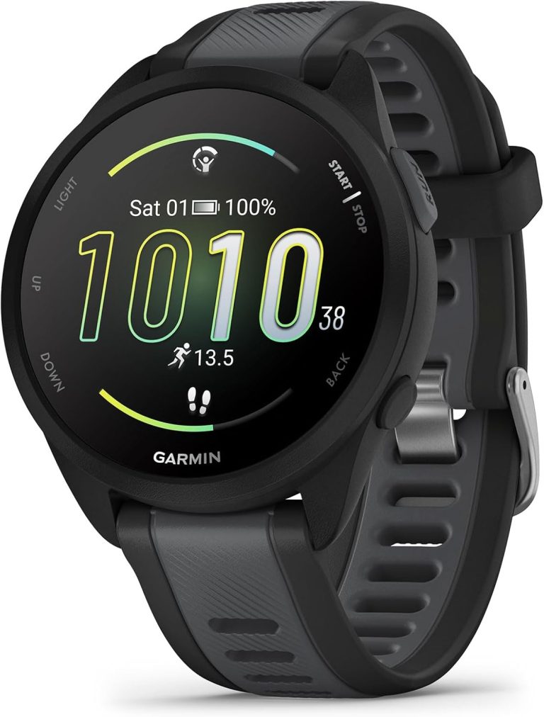 Garmin Forerunner 165, Running Smartwatch, Colorful AMOLED Display, Training Metrics and Recovery Insights, Black Review
