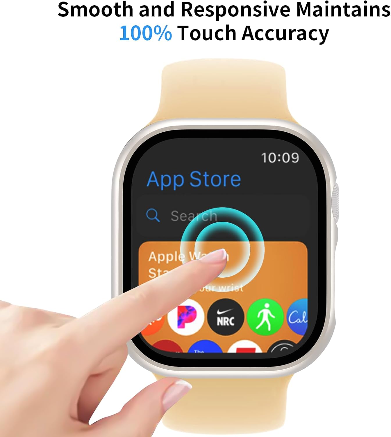6 Pack Case Tempered Glass Screen Protector Apple Watch 46mm 10 61HcSbdAXOL. AC SL1500 1