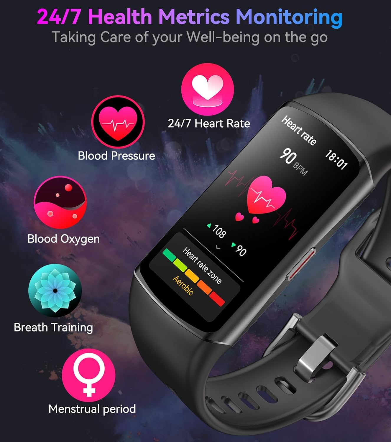 Smart Watch Fitness Tracker 24/7 Heart Rate & SpO2 Monitor 5 719oEsNp2L. AC SL1500 1