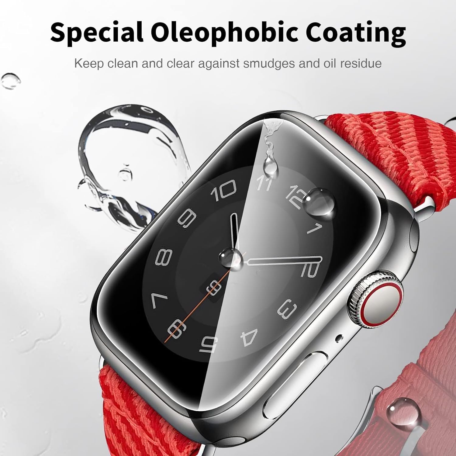 LK Apple Watch Screen Protector 45mm - 6-Pack TPU Shield 5 71A2BkqupL. AC SL1500 1