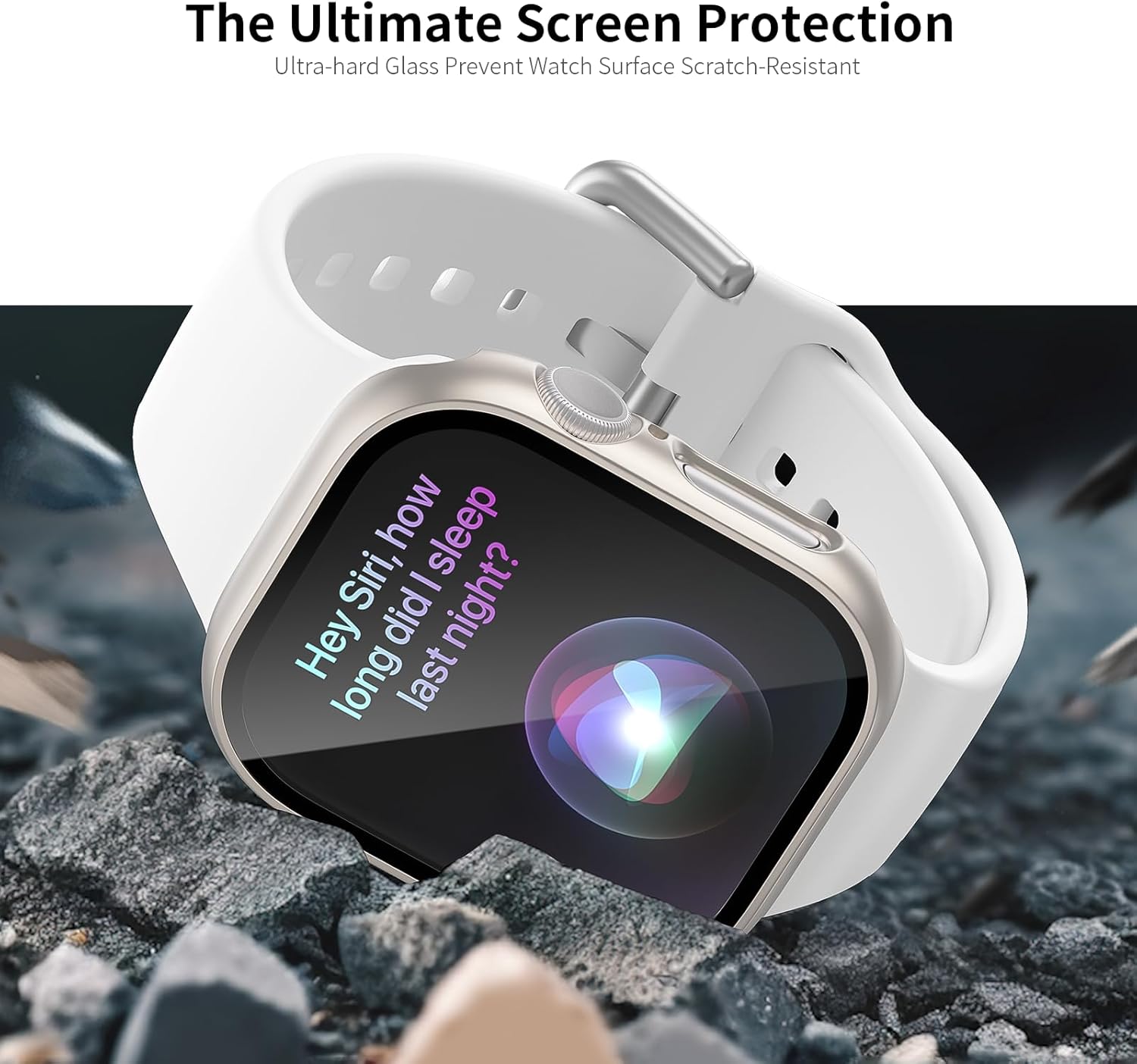 6 Pack Case Tempered Glass Screen Protector Apple Watch 46mm 6 71HVe24mjgL. AC SL1500 1