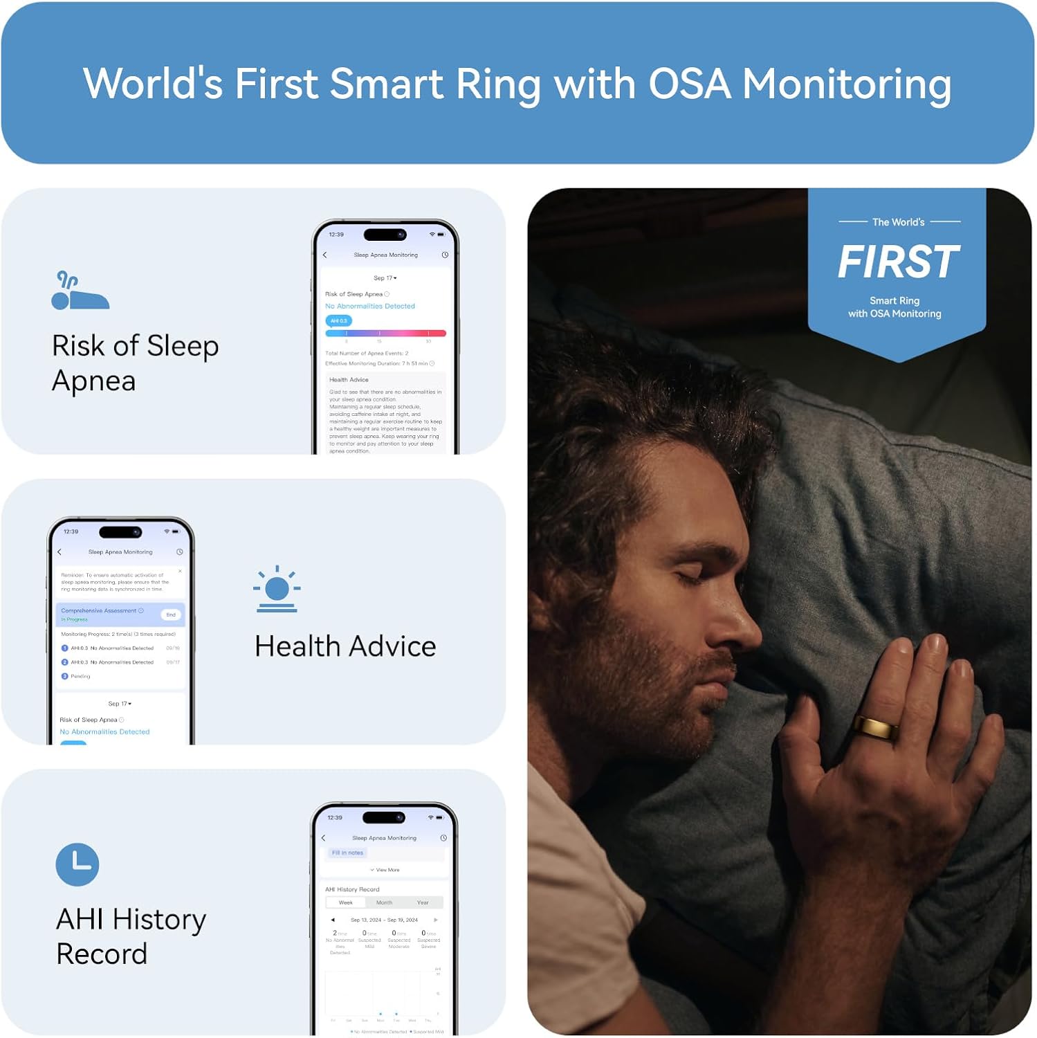 RingConn Gen 2 Smart Ring - Sleep Apnea Tracking & Health 6 RingConn Gen 2 features image