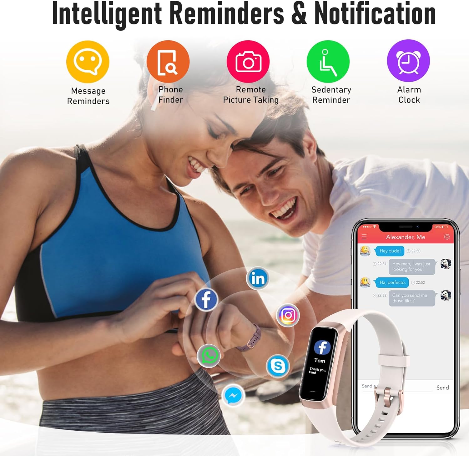 Fitness Tracker with 24/7 Heart Rate, Blood Oxygen Blood Pressure Sleep Monitor, Activity Trackers 5 ATM Waterproof,Step Calorie Counter Pedometer Health Smart Watch for Women Men Beige Review 8 71pC zJwARL. AC SL1500 1