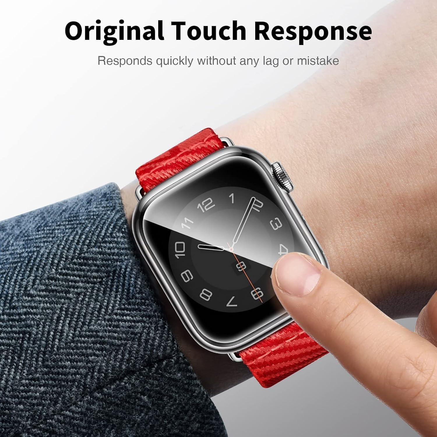 LK Apple Watch Screen Protector 45mm - 6-Pack TPU Shield 6 71rJxGmIbXL. AC SL1500 1
