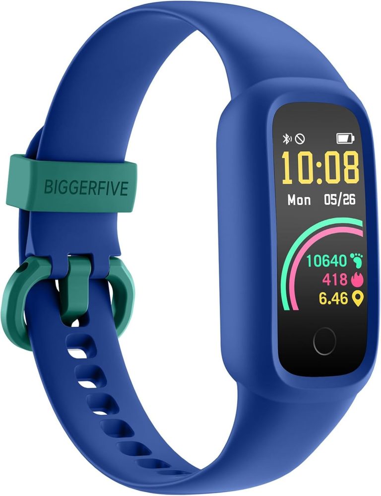 BIGGERFIVE Kids Fitness Tracker Watch – Heart Rate & Sleep