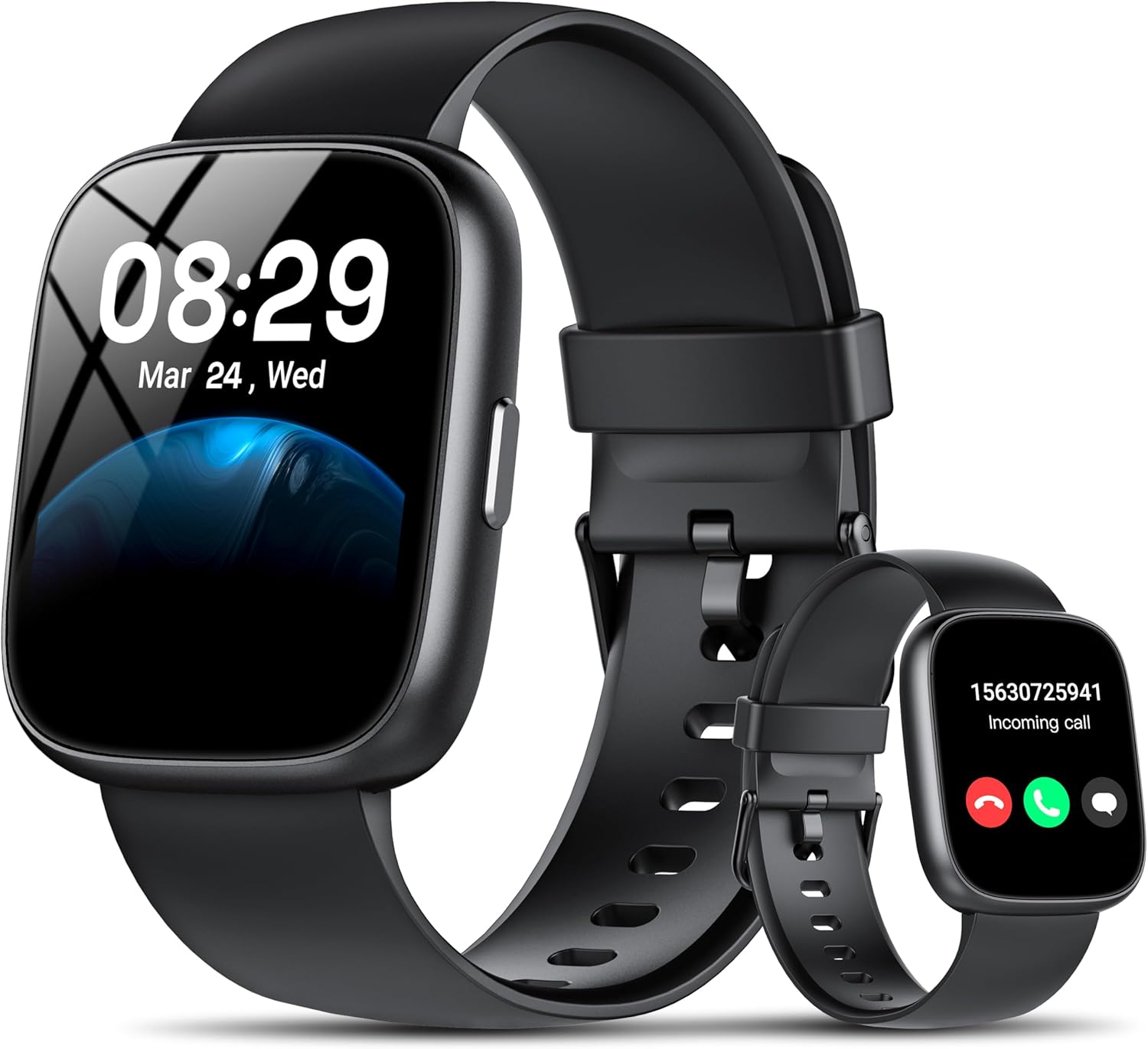 Smart Watch with Alexa Built-In 1.83 HD Touch Fitness 2 Featured product image