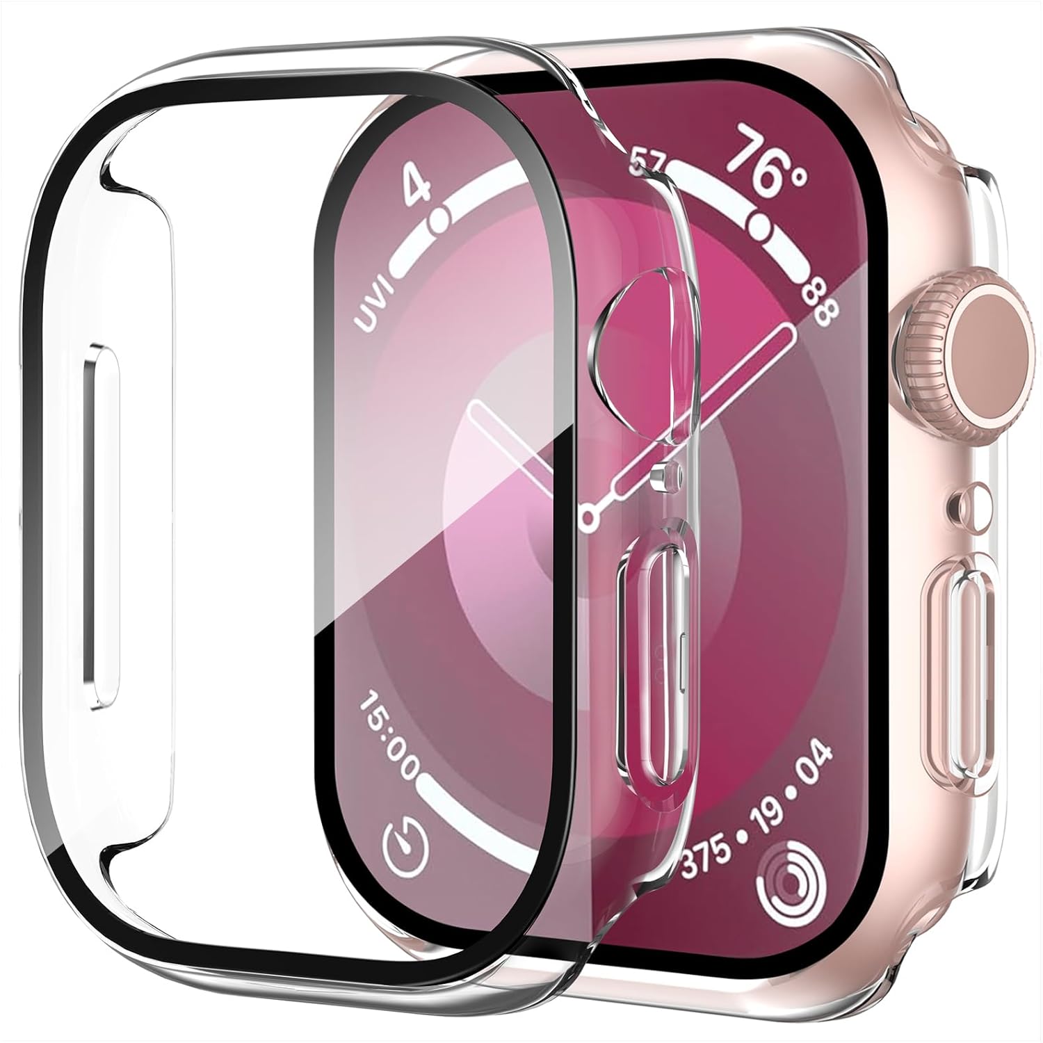 Smiling 2 Pack Case for Apple Watch 42mm - Tempered Glass 2 Featured product image