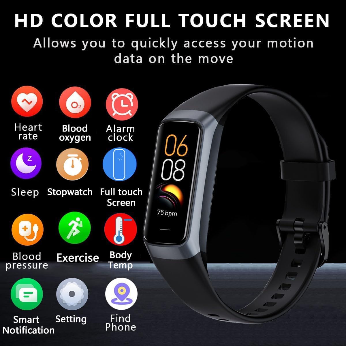 Fitness Tracker Smart Watch 1.10'' AMOLED Color Screen 3 61Q5WviDlLL. AC SL1200 1