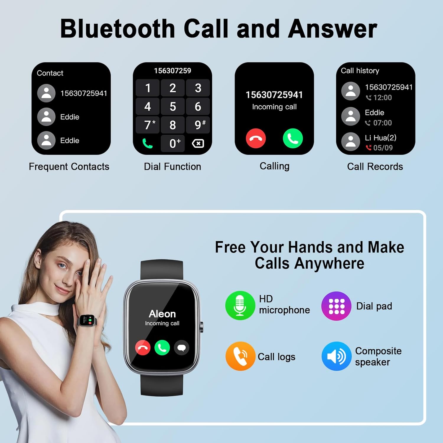 Smart Watch 1.91in HD Answer/Make Calls, HR Sleep, IP68 4 71cYgX56OL. AC SL1500 1
