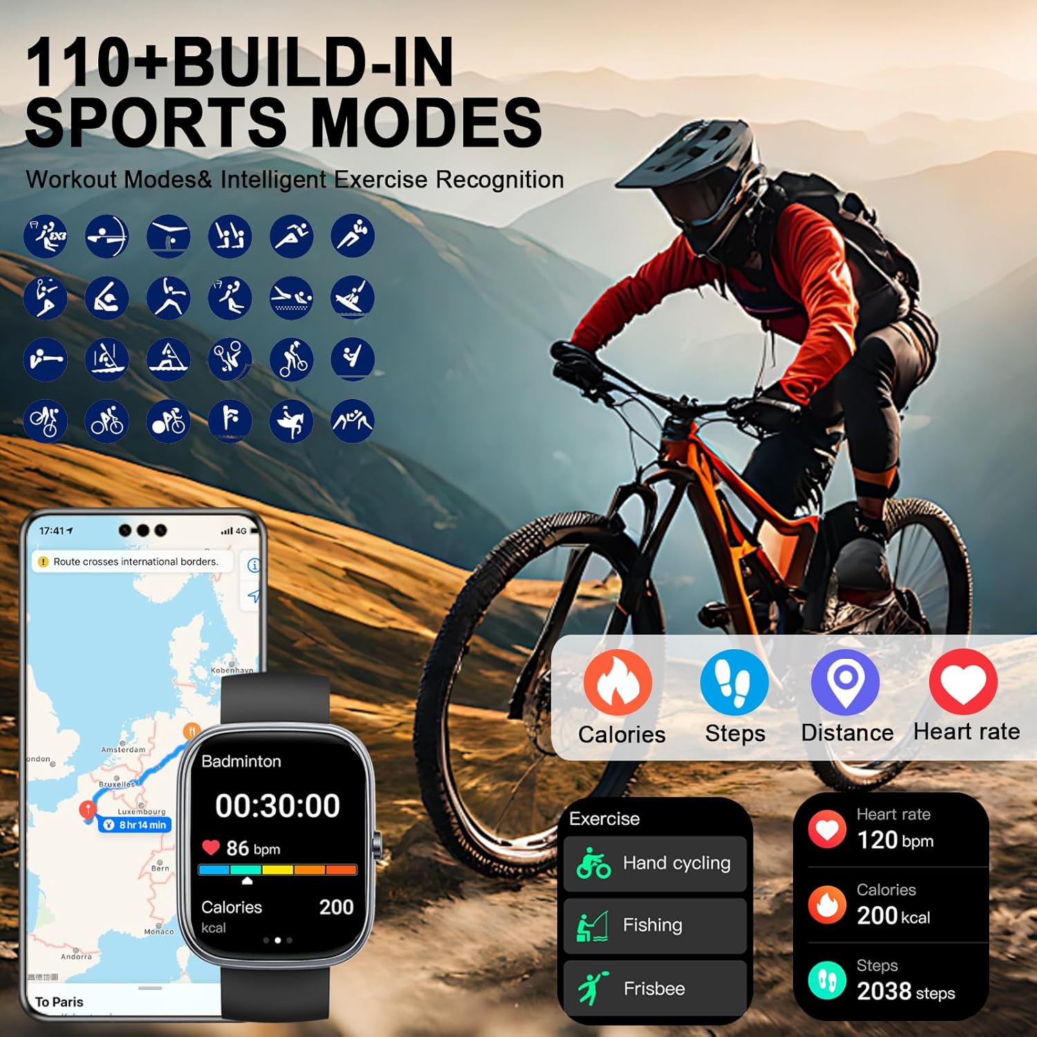 Smart Watch 1.91in HD Answer/Make Calls, HR Sleep, IP68 5 81uPolqi8pL. AC SL1500 1