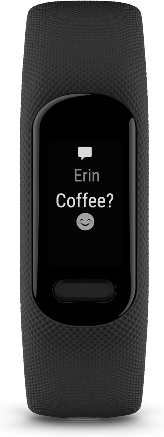 Garmin vívosmart 5 band on wrist