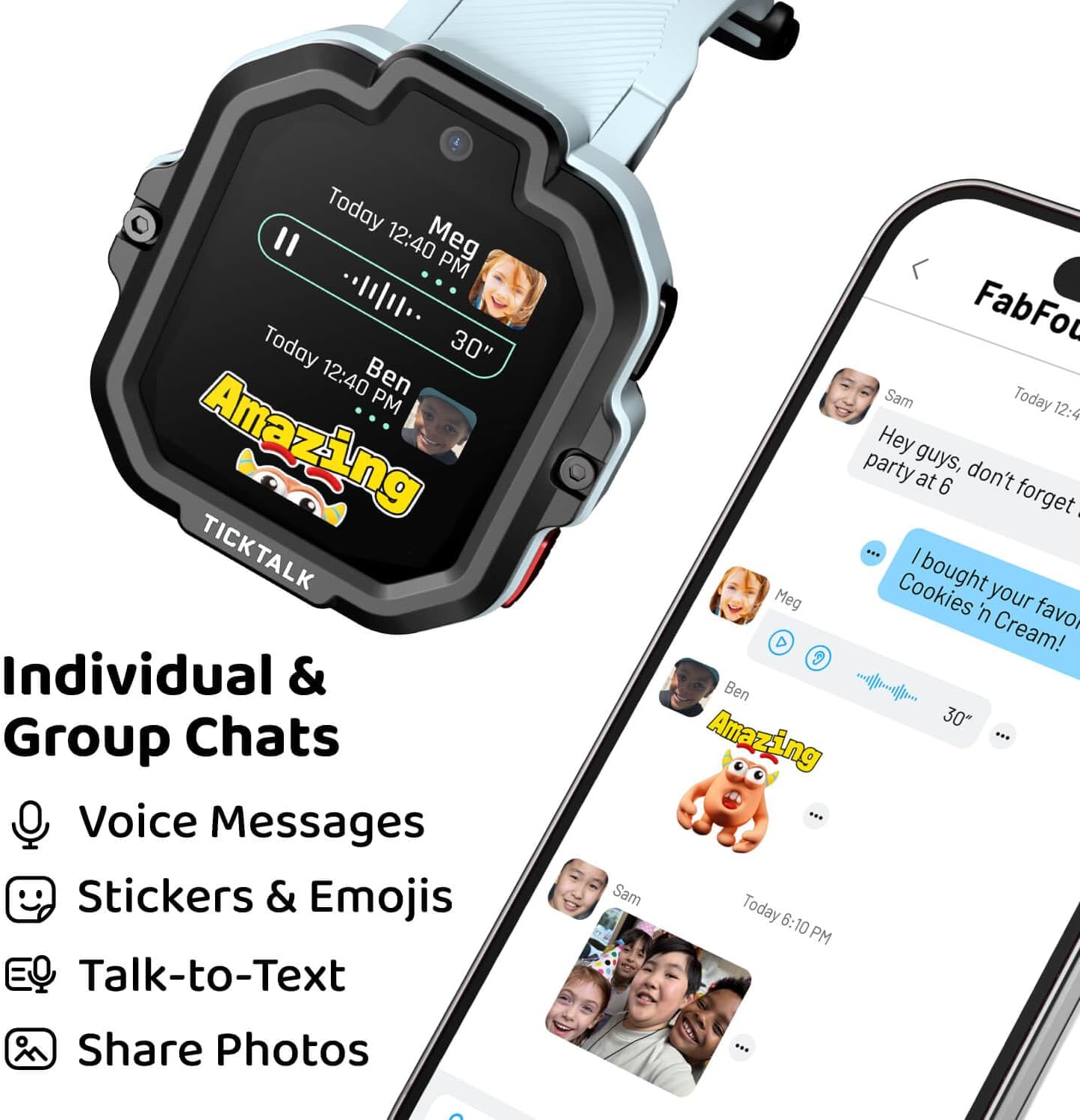 TickTalk5 Smart Watch for Kids | GPS & Video Calling 4 71OnIwCKaGL. AC SL1500 1