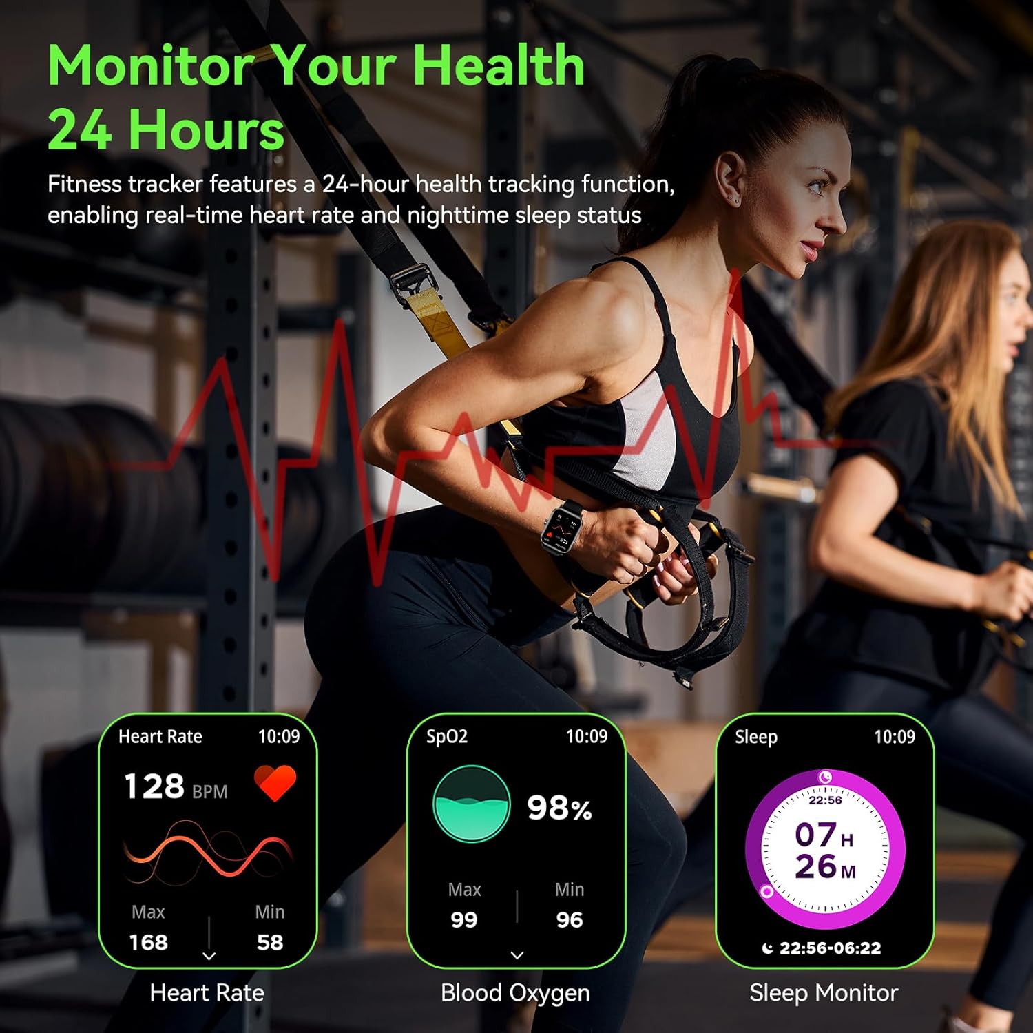 Smart Watch 1.85" HD Fitness Tracker with Bluetooth 8 71bJ5zlYFEL. AC SL1500 1