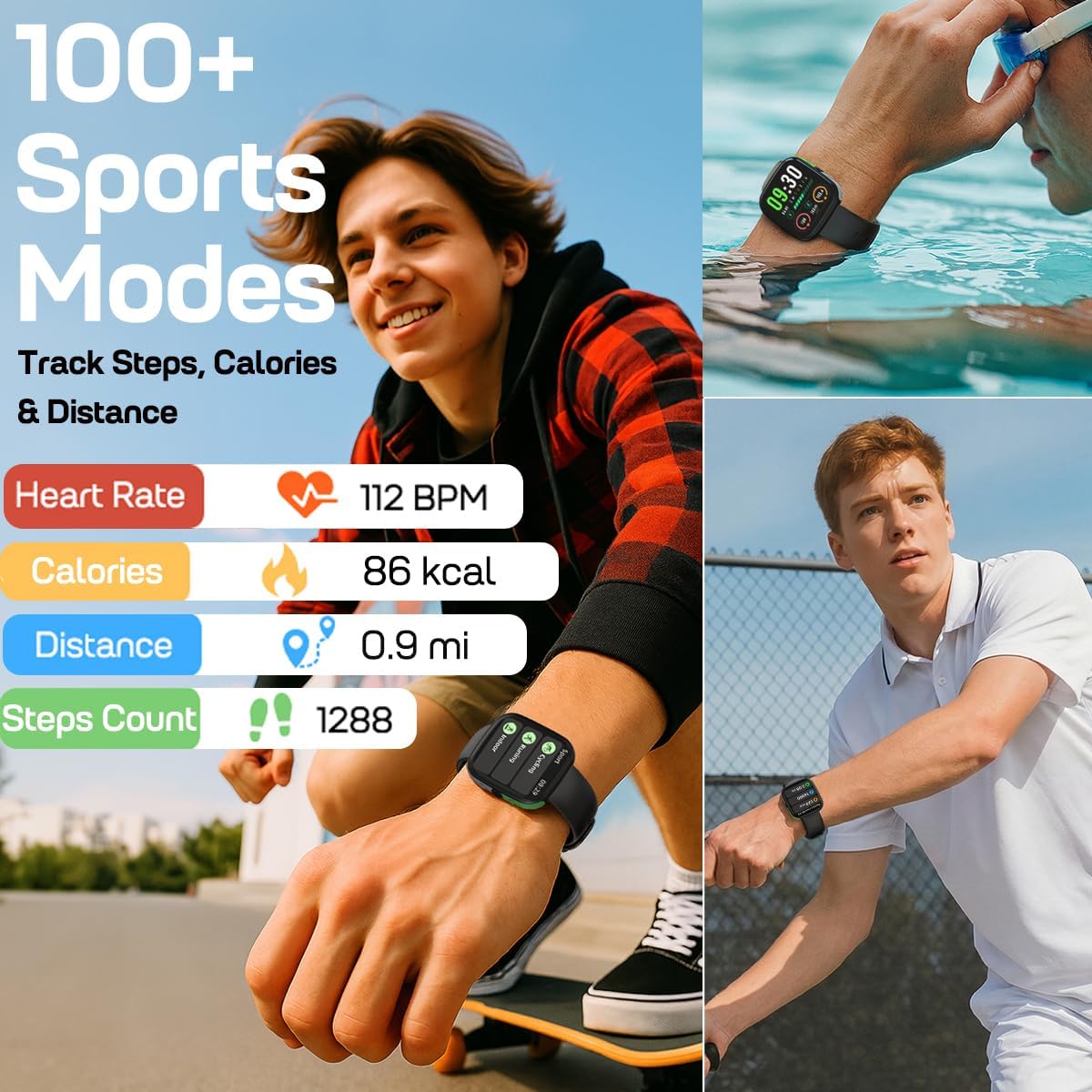 MorePro Smart Watch: Answer/Make Calls & Health Tracker 8 71c7w2Q6WQL. AC SL1200 1