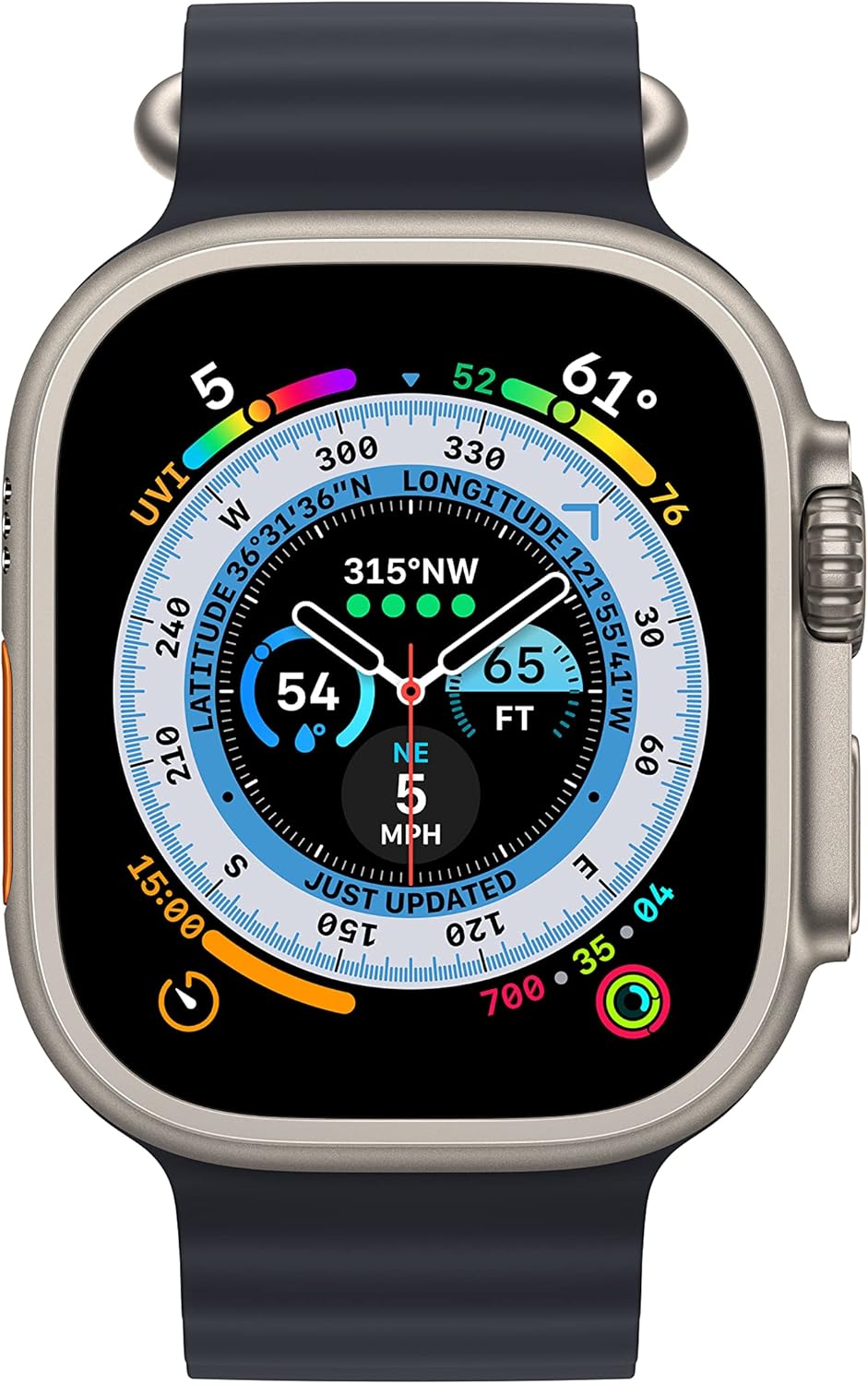 Apple Watch Ultra 49mm Titanium Case - Midnight Ocean 4 810yWCXgikL. AC SL1500 1