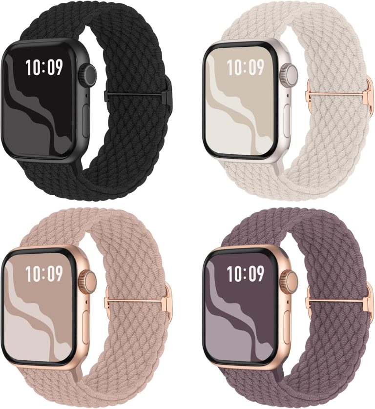 Braided Stretchy Solo Loop Band – Compatible Apple Watch