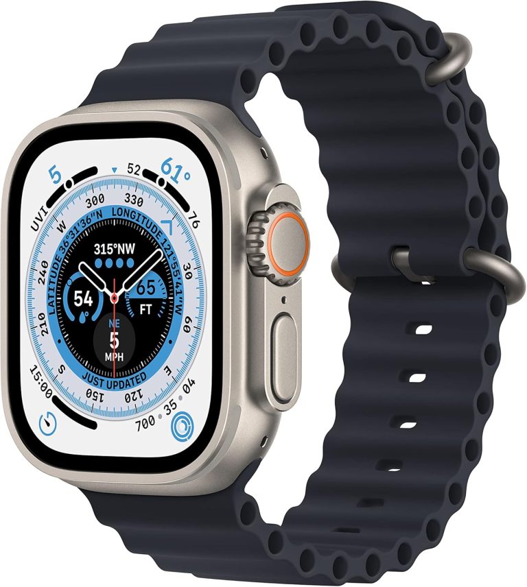 Apple Watch Ultra 49mm Titanium Case – Midnight Ocean