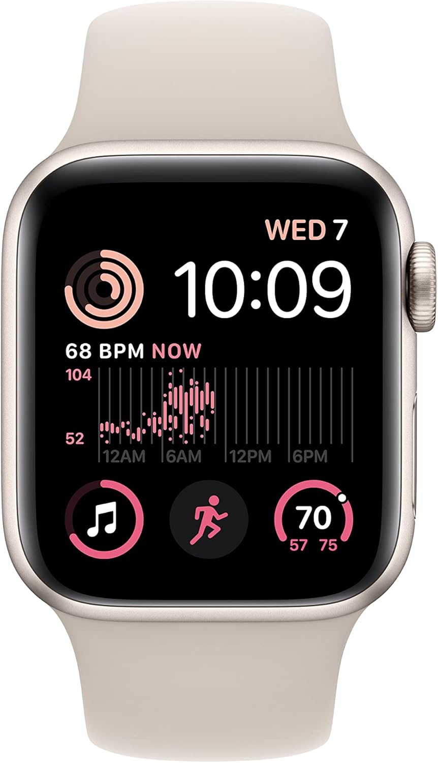 Apple Watch SE 2nd Gen (GPS, 40mm) - Starlight Renewed 4 61cw88QI2pL. AC SL1500 1