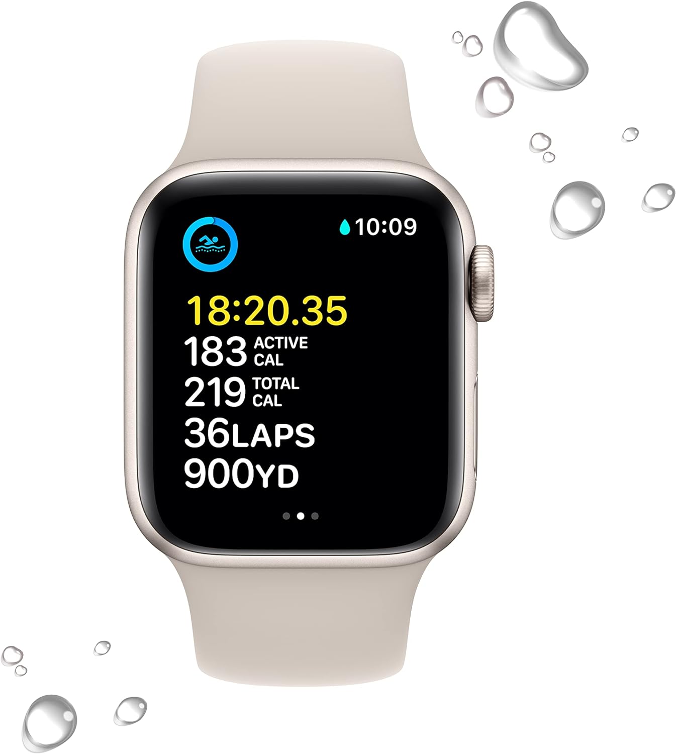 Apple Watch SE 2nd Gen (GPS, 40mm) - Starlight Renewed 8 61oAheesO3L. AC SL1500 1