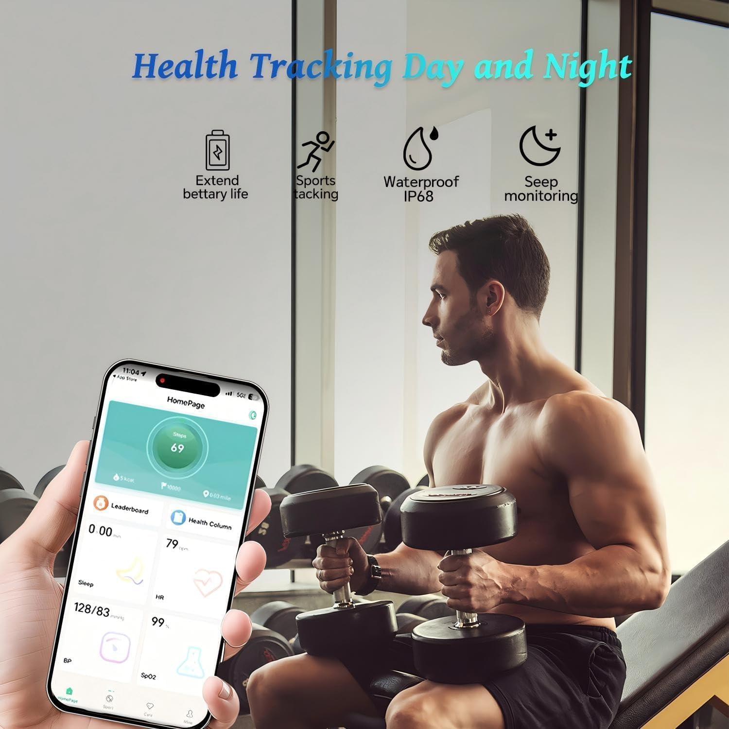 Smart Ring Fitness Tracker - Heart Rate & Sleep SpO2 10 71ZGzxKAVRL. AC SL1500 1