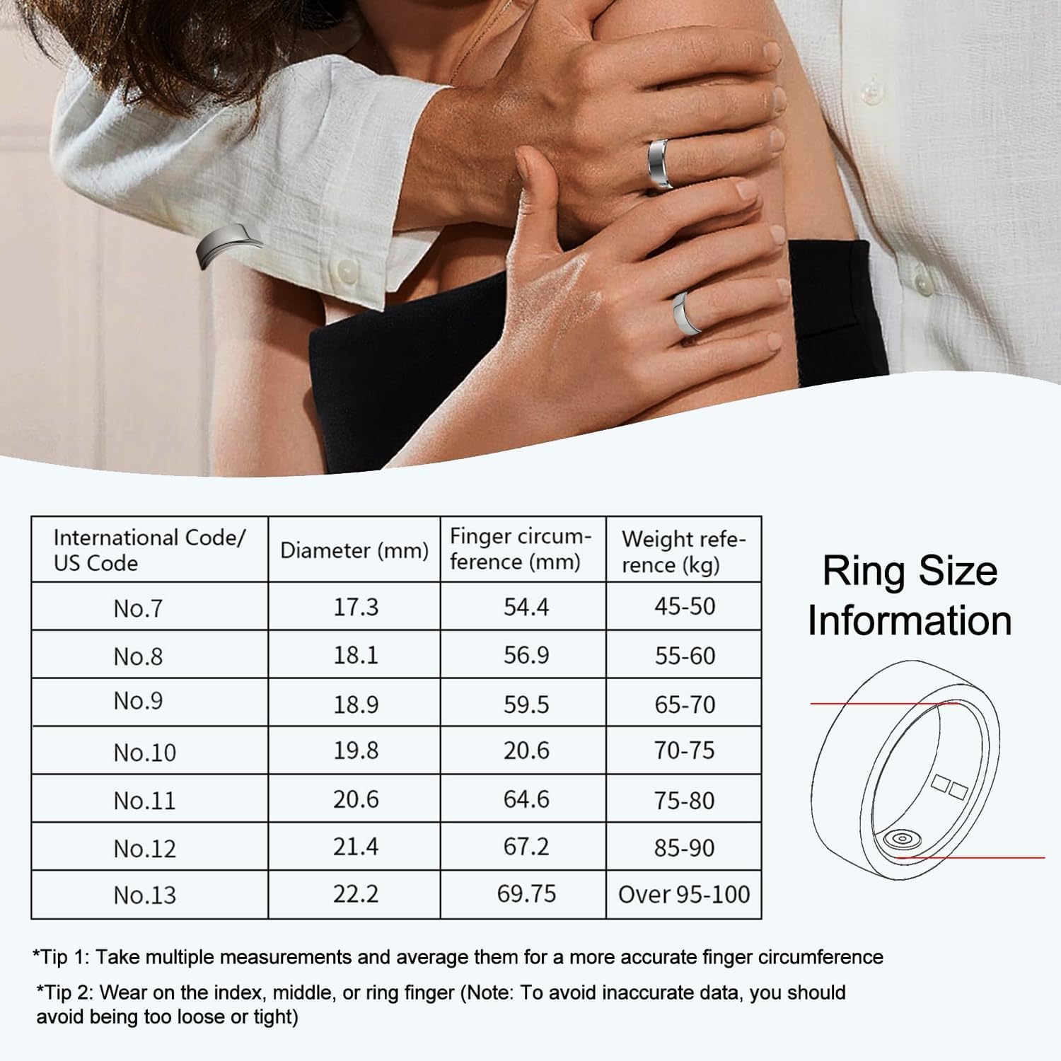 Smart Ring Fitness Tracker - Heart Rate & Sleep SpO2 4 71g2YY GQSL. AC SL1500 1