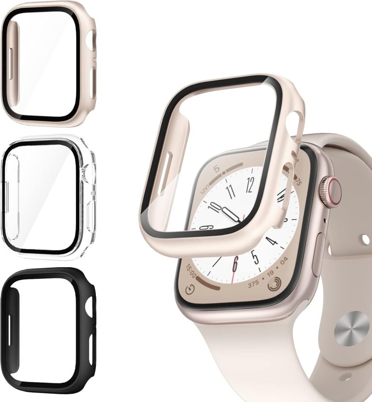 COMMUTER 3 Pack Case with Tempered Glass for Apple Watch 40mm