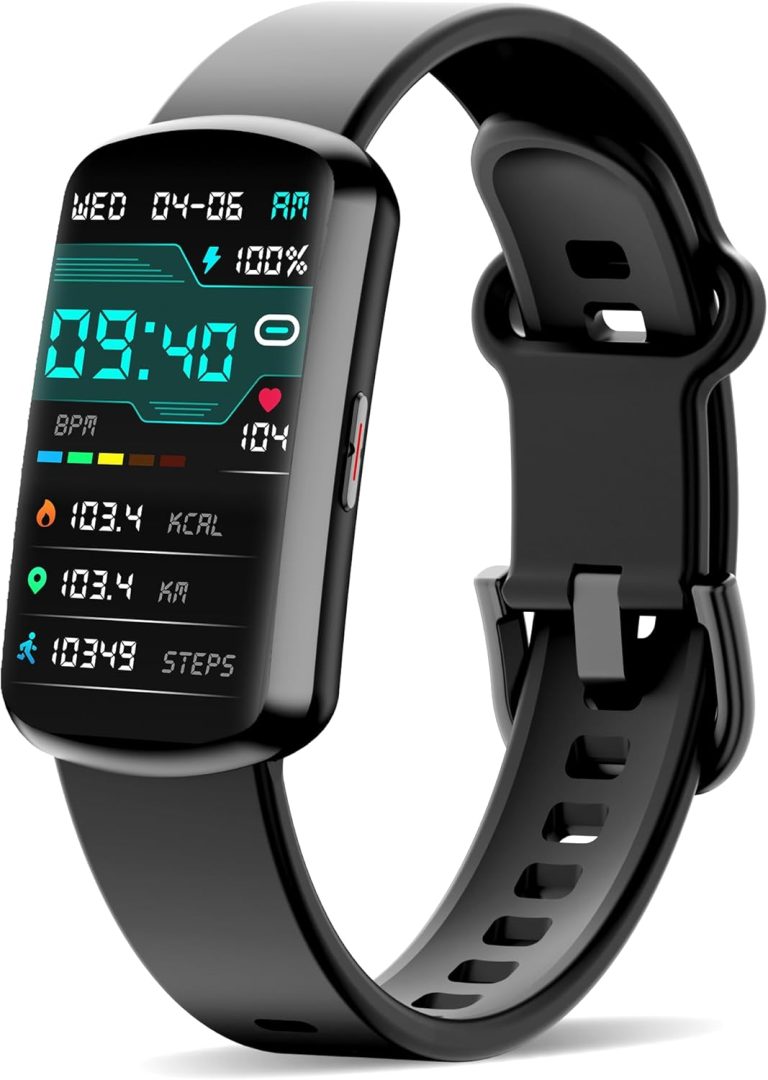 Health Fitness Tracker Smart Watch – 24/7 Heart & BP Monitor