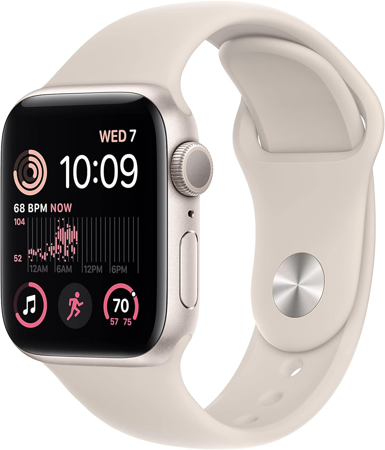 Apple Watch SE 2nd Gen (GPS, 40mm) - Starlight Renewed 2 Featured product image