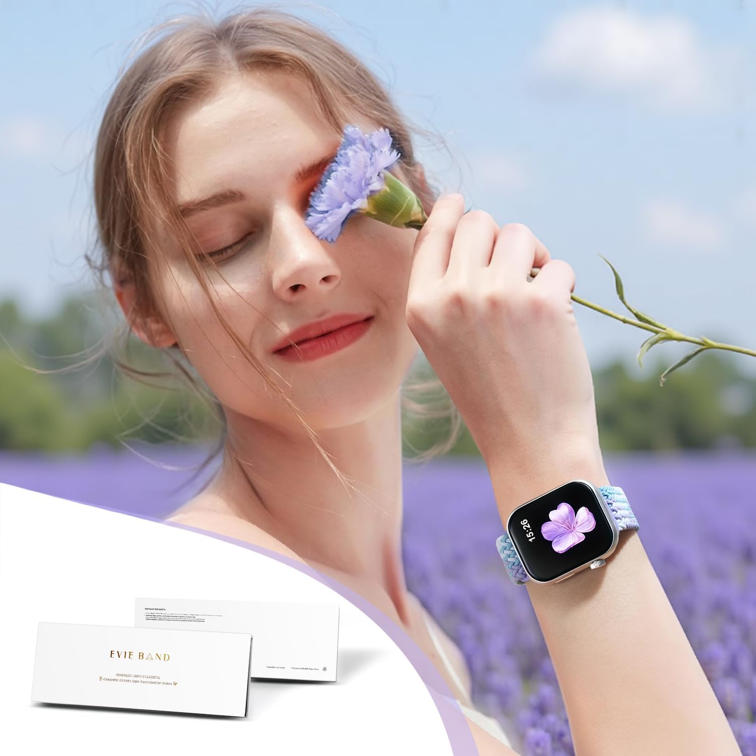 Stretchy Braided Nylon Band | Magnetic Clasp for Apple Watch 14 61qfBkasmNL. AC SL1500 1