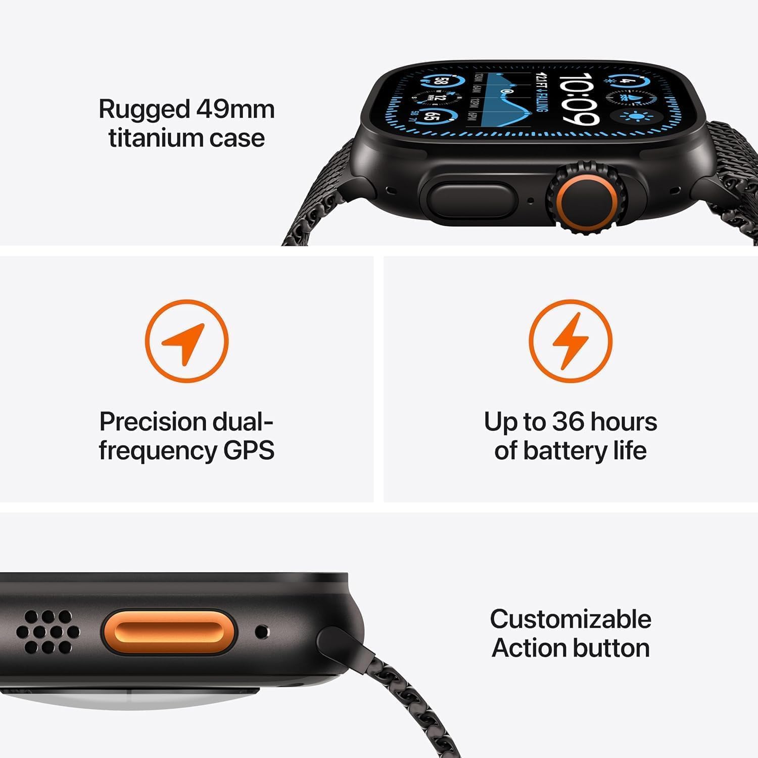 Apple Watch Ultra 2 49mm Black Titanium - Renewed Premium 10 Apple Watch Ultra 2 setup and maintenance image
