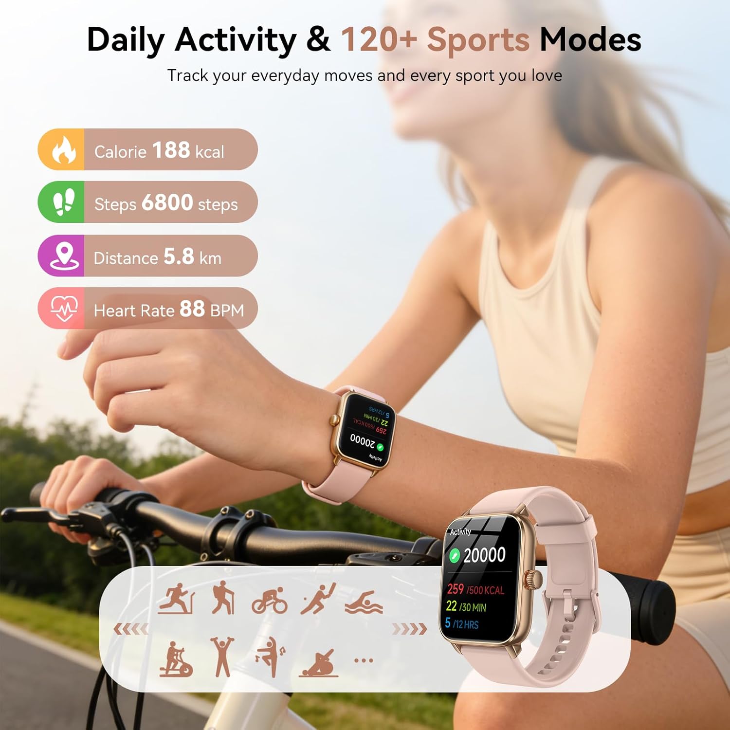 Smart Watches for Men Women 1.85in HD Fitness Tracker 4 71rTPNJDMXL. AC SL1500 1